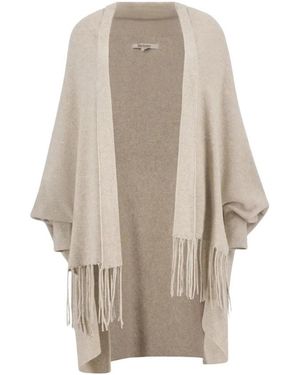 Barbour Jassen ,Wol Tabitha Cape - Naturel