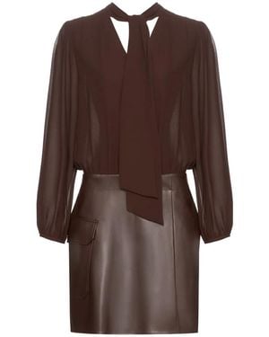 Liu Jo Short Dresses - Brown