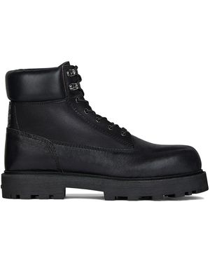 Givenchy Lace-Up Boots - Black