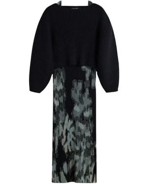 Desigual Kleedjes ,Zwart ,Polyester Pauline Lacroix Jurk