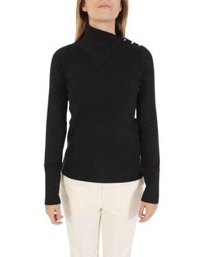 Marella Turtleneck Sweater - Zwart
