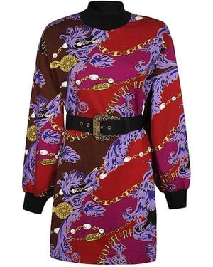 Versace Jeans Couture Knitted Dresses - Red