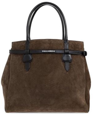 DSquared² Tweeling Shopper Tas - Bruin