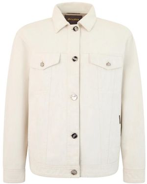 Moorer Denim Jacket - Wit