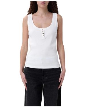 Anine Bing Sleeveless Tops - White