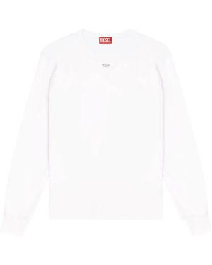 DIESEL Long Sleeve Tops - White