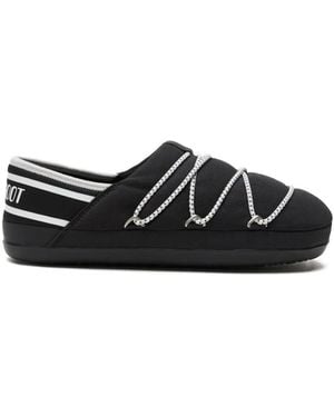 Moon Boot Slippers - Black
