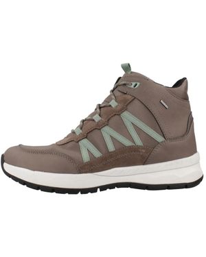 Geox Lace-Up Boots - Gris
