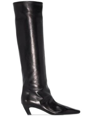 KHAITE Heeled Boots - Black