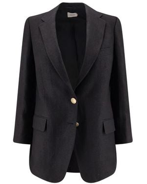 SAULINA Jassen ,Zwart ,Leer Antonia Blazer