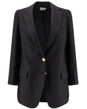 SAULINA Jassen ,Zwart ,Leer Antonia Blazer