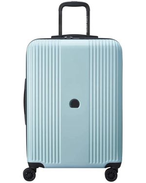 Delsey Hellblaue Kabinen-Trolley-Koffer