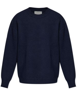 Studio Nicholson Wollpullover Moray - Blau