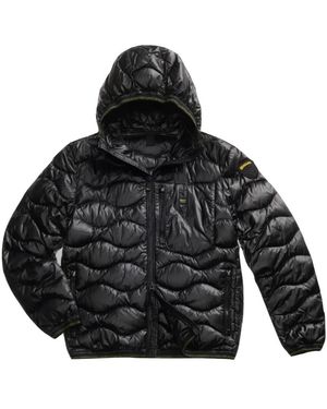 Blauer Jassen ,Zwart ,Nylon Wave Jacket
