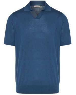 Canali Polo Shirts - Blue