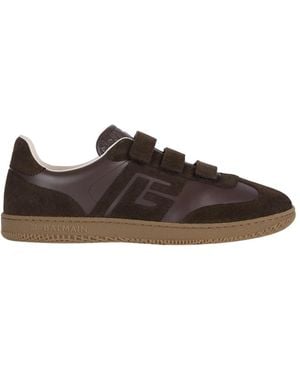 Balmain Swan Trainer - Braun
