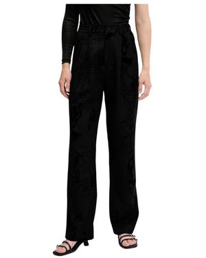 Desigual Wijde Broek - Zwart