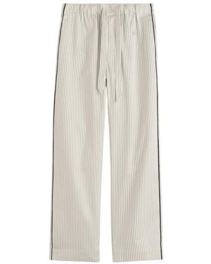 Tekla Sateen Pyjamahose - Natur