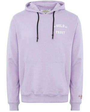 In Gold We Trust Hoodies - Paars