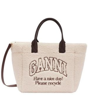 Ganni Shopping Bags - Pink