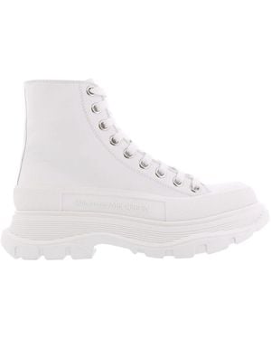 McQueen Lace-Up Boots - Blanco