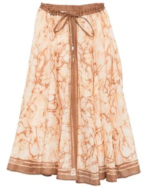 Zimmermann Midi Skirts - Neutro