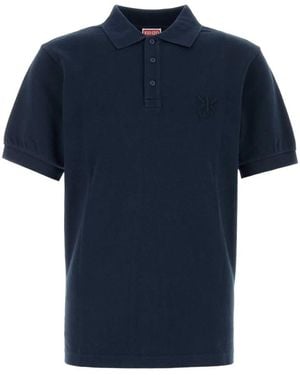 KENZO Double K Slim Polo - Blauw