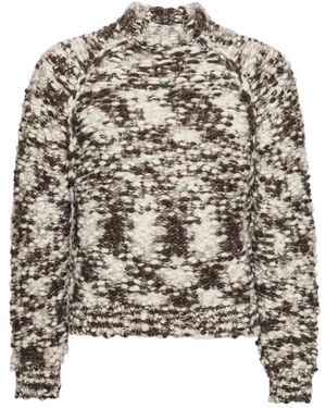 Henrik Vibskov Strukturierter Strickpullover Mit Auffälligem Muster - Grau