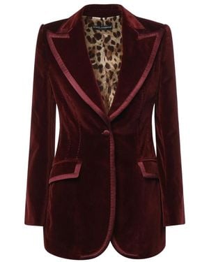 Dolce & Gabbana Jassen ,Paars ,Blazers