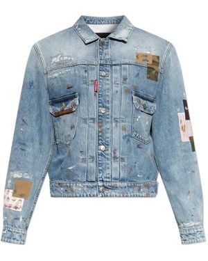 DSquared² Denim Jackets - Blue