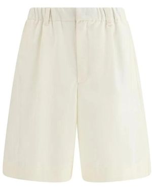 Laminar Korte Broeken ,Polyester Polyester Casual Shorts - Wit