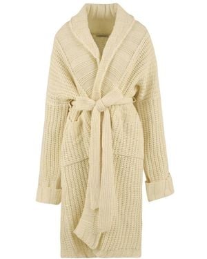 hinnominate Nachtkleding ,Wit ,Witte Cardigan Sweaters - Naturel