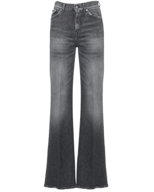 Dondup Amber Wide-Leg Jeans - Grijs