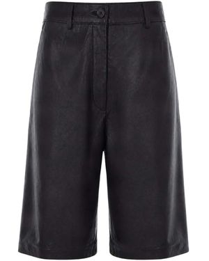 P.A.R.O.S.H. P.A.R.O..H. ,Korte Broeken ,Bruin ,Lange Shorts - Blauw