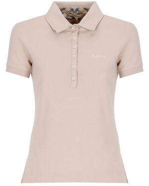 Barbour Tops ,Roze ,Katoen Portsdown Polo Shirt