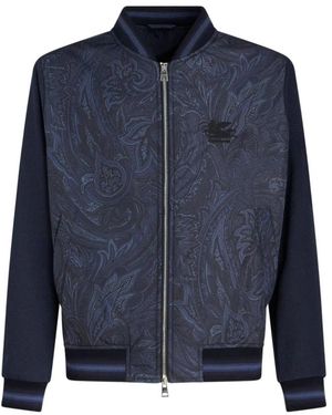 Etro Bomber Jackets - Blue