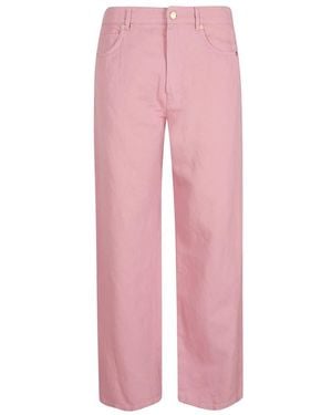 Max Mara Straight Fit Jeans - Pink