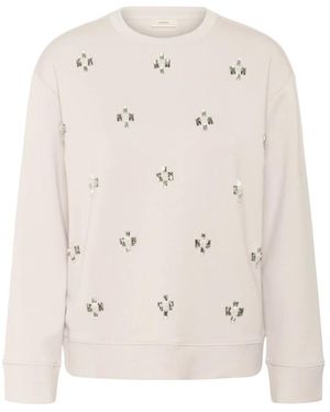 Inwear Hoodies & Sweatvesten ,Grijs ,Polyester Gida Vincent Sweatshirt - Naturel