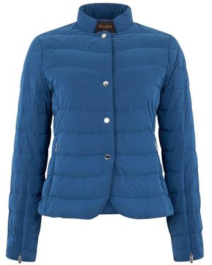 Moorer Jassen ,Blauw ,Polyester Down Jacket