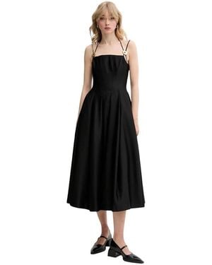 Stine Goya Midikleid - Schwarz