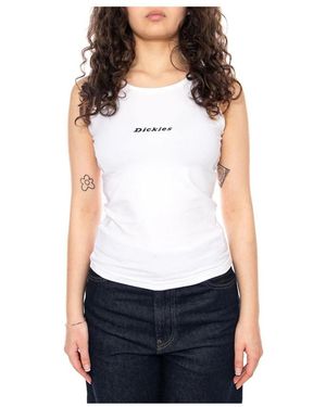 Dickies Sleeveless Tops - Blanc