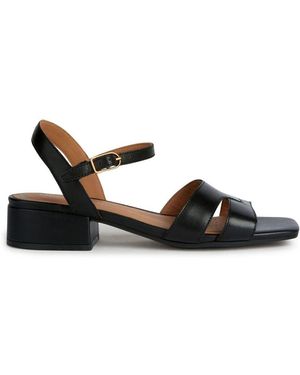 Geox Flat Sandals - Noir