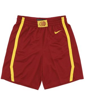 Nike Fitness ,Rood ,Polyester Limited Road Basketball Short