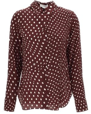 Stella McCartney Polka-Dot Zijden Blouse - Paars