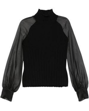 D.exterior Blouses - Black