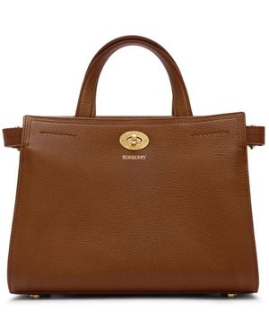 Burberry Tassen ,Bruin ,Wol Mini Cotswolds Tote