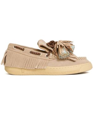 Elena Iachi Sailor Shoes - Natural