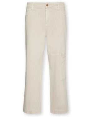 Elena Miro Straight Trousers - Neutro