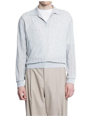 RECTO. V-Neck Knitwear - Blue