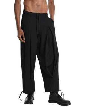 LA HAINE INSIDE US Wide Trousers - Black